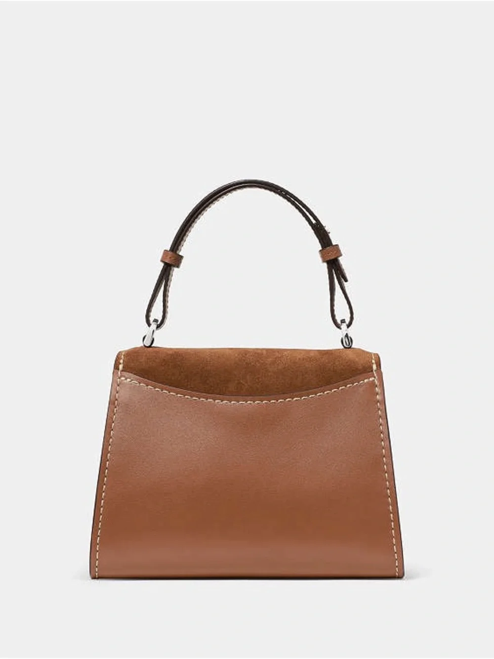 Kate Spade Riley Suede Small Top Handle Bag Warm Gingerbread